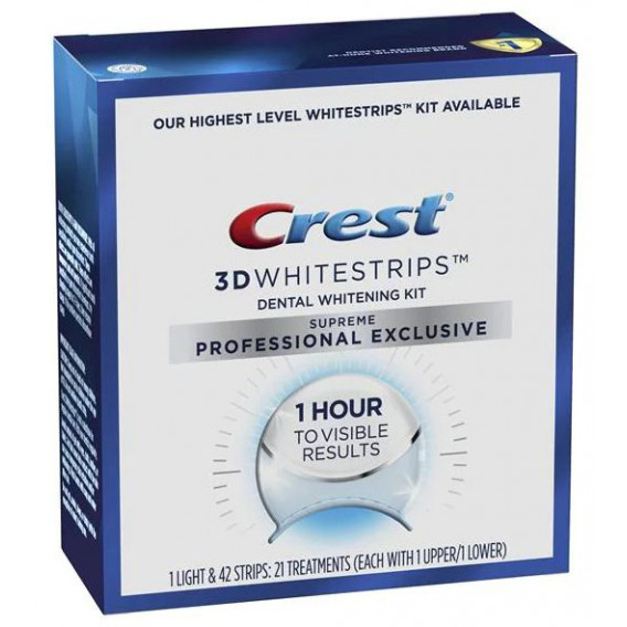 Fogfehérítő matrica Crest 3D Whitestrips SUPREME Professional Exclusive