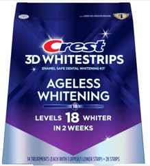 Fogfehérítő matrica Crest 3D Whitestrips AGELESS WHITENING