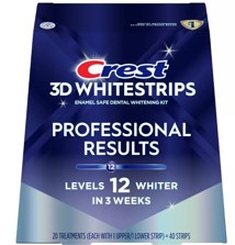 Fogfehérítő matrica Crest 3D Glamorous White Fogfehérítő matrica Crest 3D Whitestrips PROFESSIONAL RESULTS