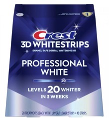 Crest 3D White Professional Effects fogfehérítő matrica Fogfehérítő matrica Crest 3D Whitestrips Professional White