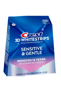 Crest Whitestrips SENSITIVE & GENTLE fogfehérítő matrica – érzékeny fogakra