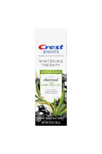 Fekete Crest 3D WHITE CHARCOAL Hemp Seed Oil fogfehérítő fogkrém