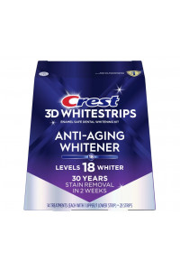 Crest 3D Whitestrips ANTI-AGING WHITENER fogfehérítő matrica