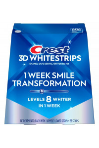 Crest 3D Whitestrips 1 WEEK SMILE TRANSFORMATION fogfehérítő matrica