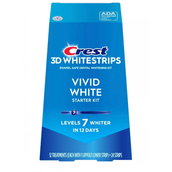 Fogfehérítő matrica Crest 3D Whitestrips VIVID WHITE