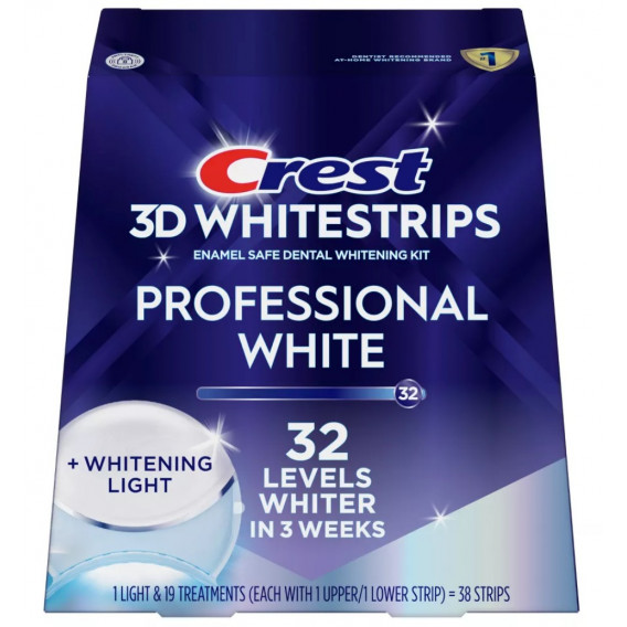 Crest 3D PROFESSIONAL White + fogfehérítő LED LIGHT lámpával