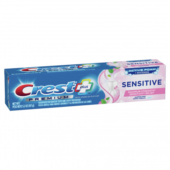 Crest PREMIUM Plus Sensitive fogfehérítő fogkrém érzékeny fogakra