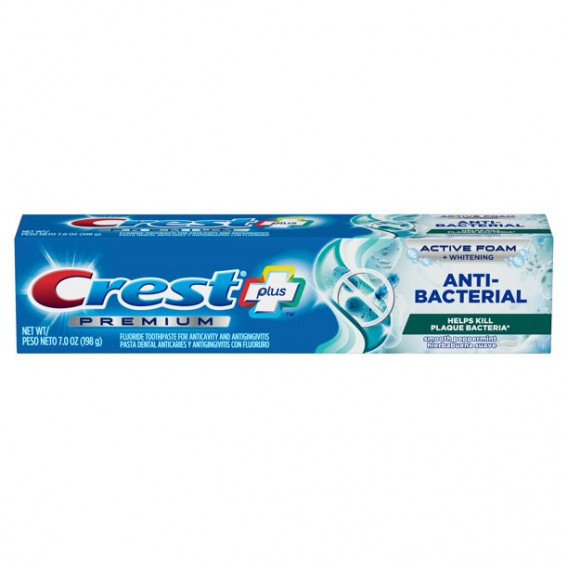 Crest Premium Plus ANTI-BACTERIAL fogkrém