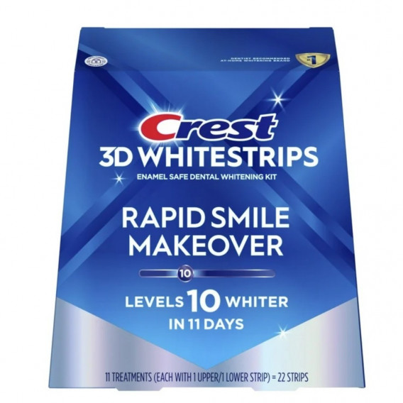 Crest 3D Whitestrips RAPID SMILE MAKEOVER fogfehérítő matrica