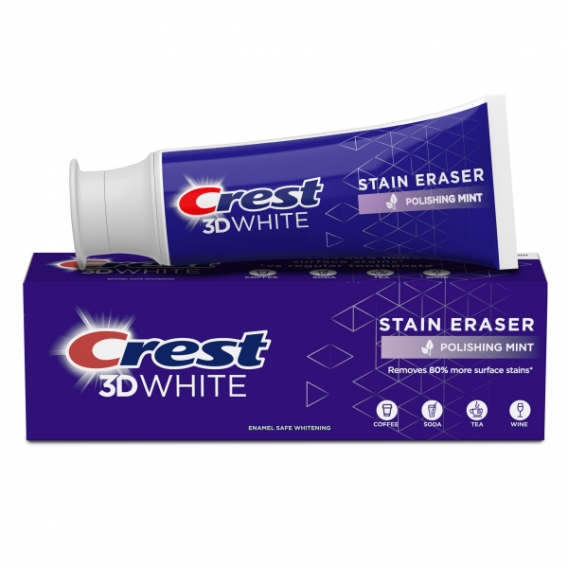 Crest 3D White STAIN ERASER Polishing Mint fogkrém
