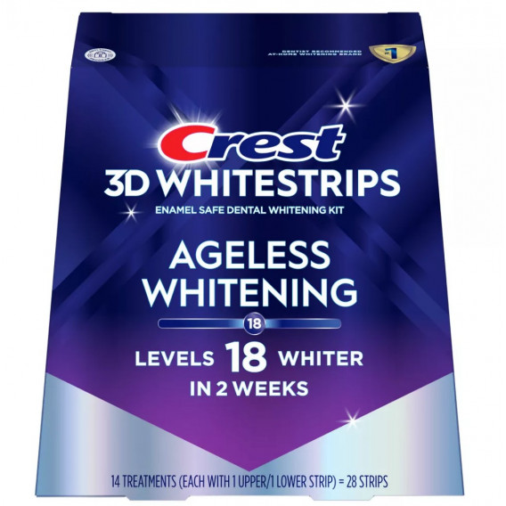 Crest 3D Whitestrips AGELESS WHITENING fogfehérítő matrica