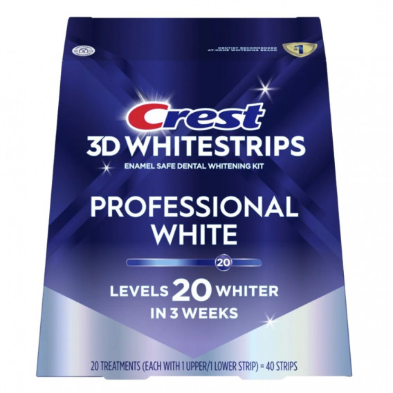 Crest 3D Whitestrips PROFESSIONAL WHITE fogfehérítő matrica